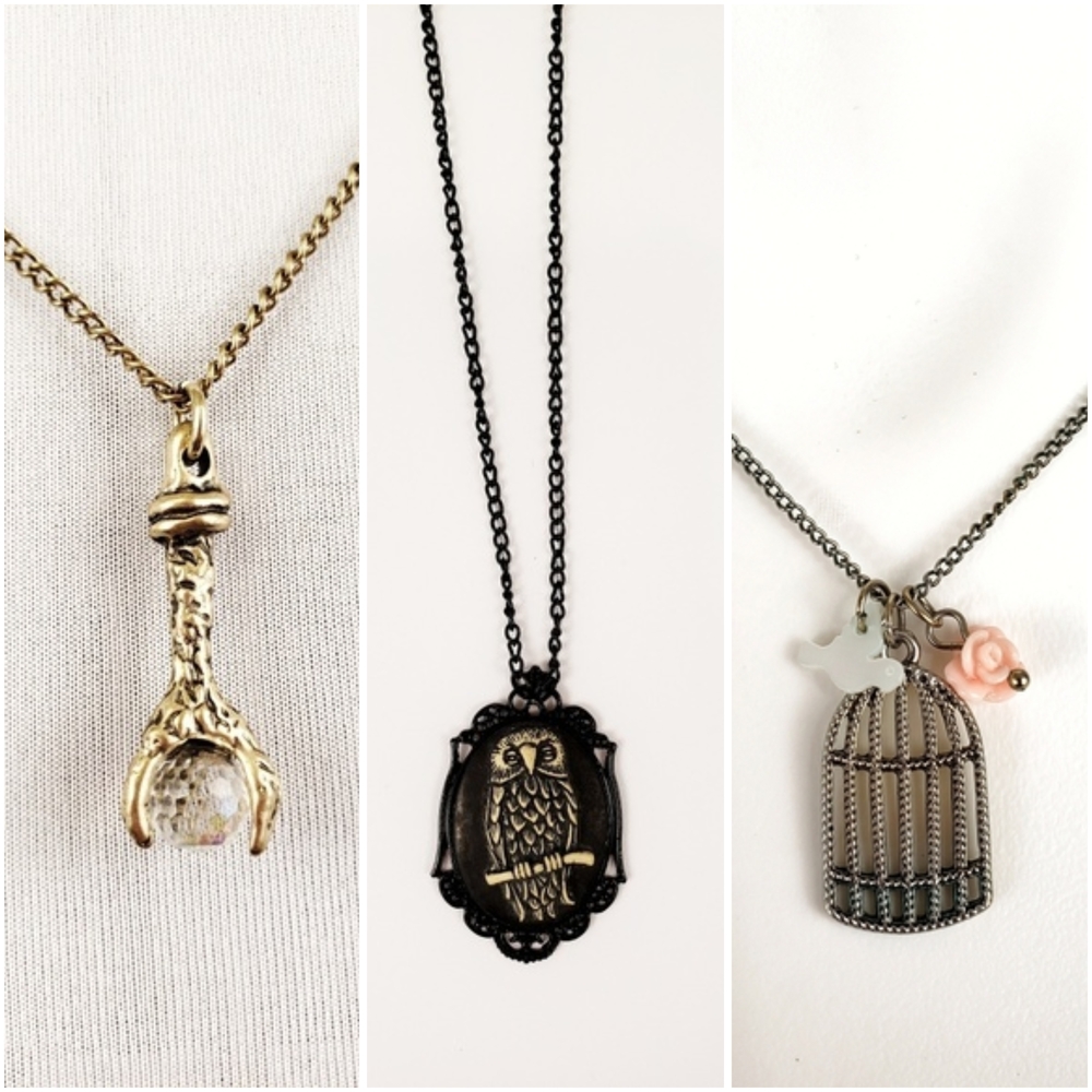Bird Necklace Trio Bundle